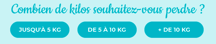 Combien de kilos souhaitez-vous perdre ?